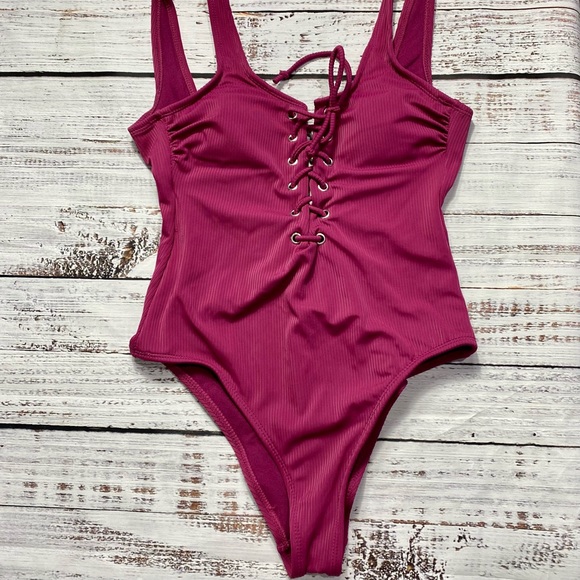 California Waves Other - CALIFORNIA WAVES RIBBED SWIMSUIT